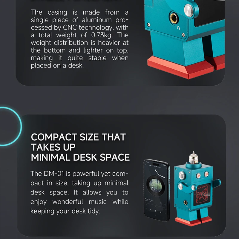 XDuoo MD-01Tube سطح المكتب فك MQA DM01 USB DAC بلوتوث 5.4 مضخم ضوت سماعات الأذن IEM AMPs 6.35 مللي متر مخرجات
