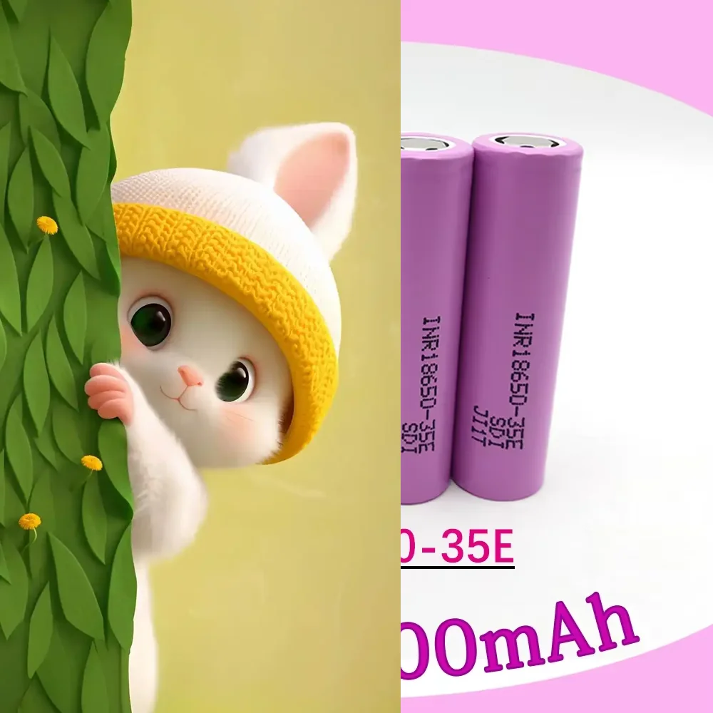

18650 35E 3.7V 3000mAh Rechargeable Li-ion Battery For Us 18650 Toys, Tools, Flashlight Battery Etc