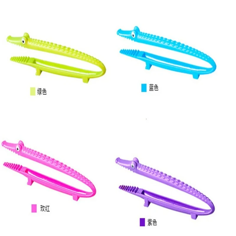 

Multi-purpose Plastic Food Folder for Buffet Bread Cake Tongs Kitchen Bakery Tools Crocodile Clip Baking Accessories