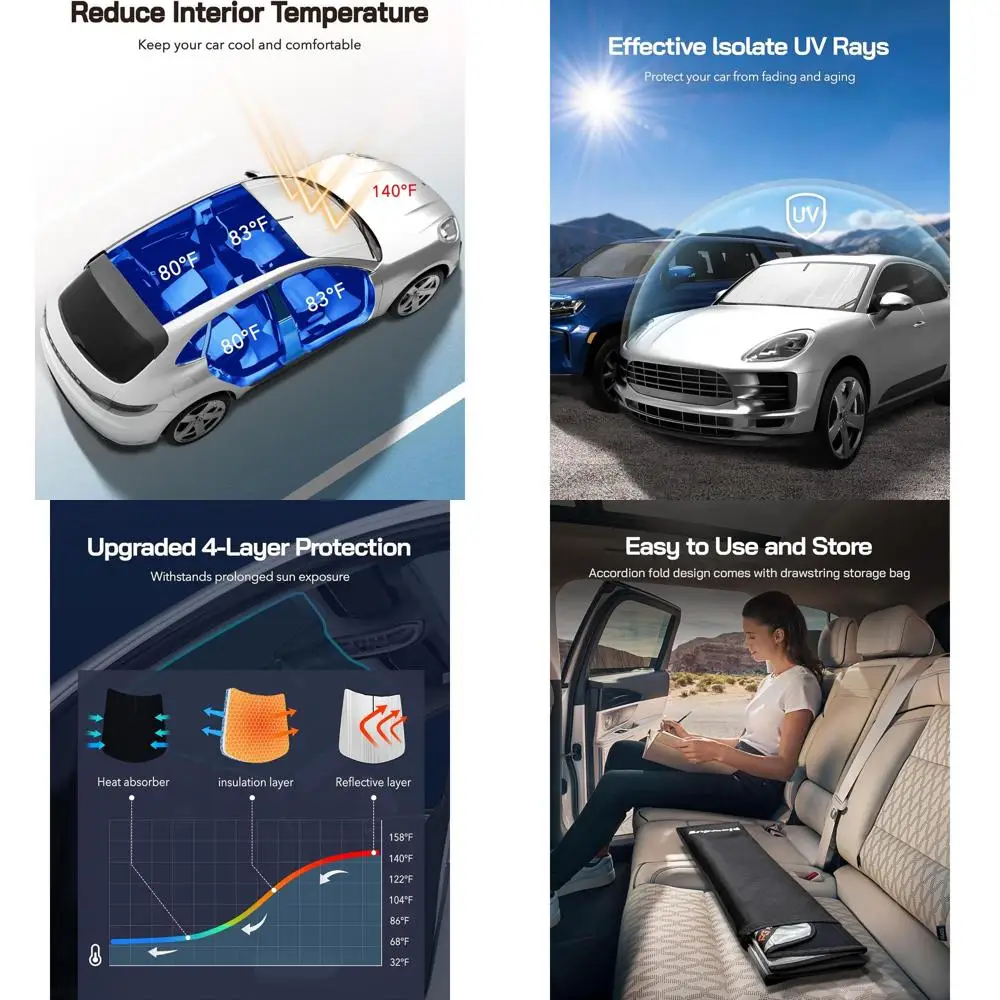 

Full Coverage Rearview Mirror Shade for Trucks 2007-2013, Ultimate Protection Tailored for Large Vehicles