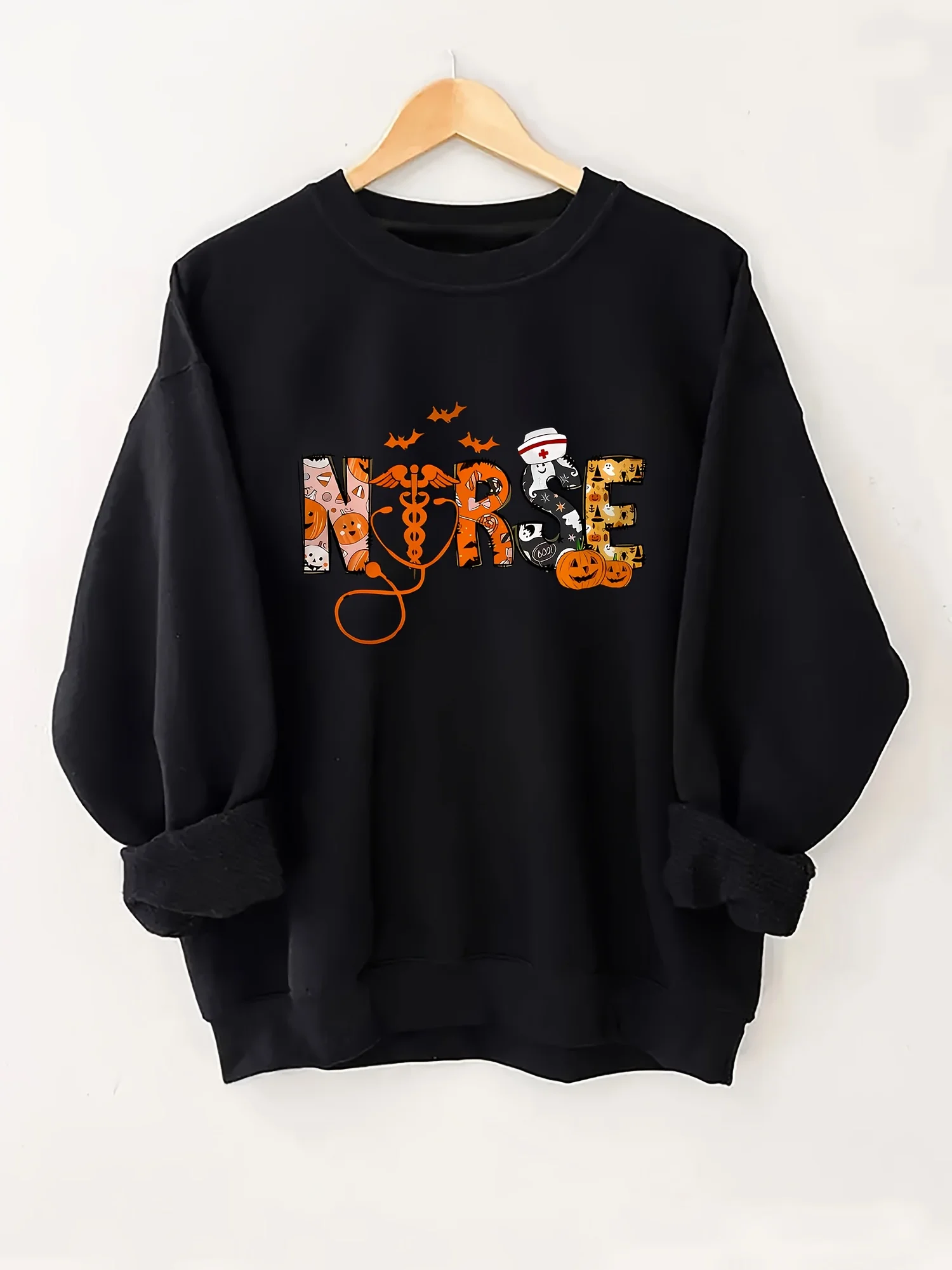 

Halloween Graphic Printing Autumn and Winter Cotton Men's and Women's Sweatshirts Outdoor Sports Leisure Fashion Trend