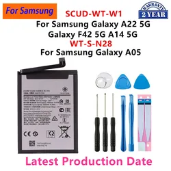 Brand New SCUD-WT-W1 WT-S-N28 Battery For Samsung Galaxy A22 5G SM-A226B F42 5G A14 5G/Galaxy A05 Mobile phone Batteries +Tools