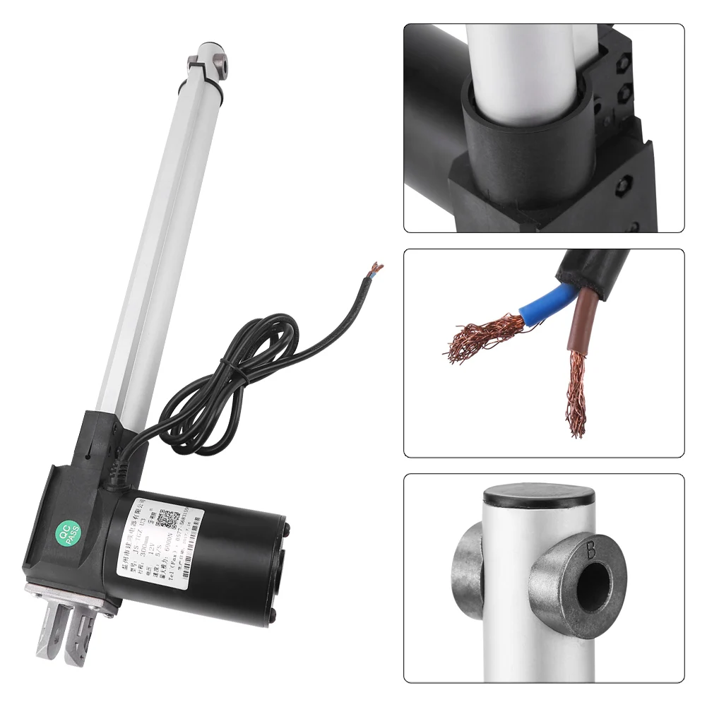 6000N linear actuator electric actuator  12V Linear Actuator 4000N   300mm Stroke Electric Motor for  Auto Car