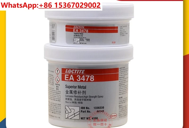 EA3478 Agente de reparación de súper metal Henkel Loctite 44143 Agente de reparación de resina epoxi de dos componentes