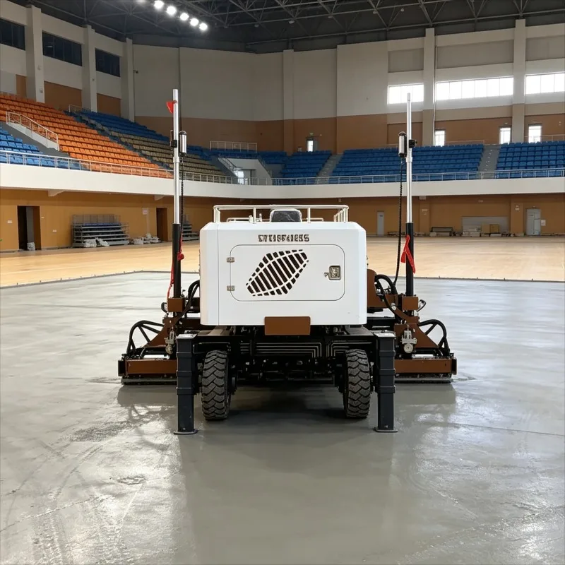 Customized Laser Screed Concrete Floor Finisher Industrial Automatic Leveling High Precision Hydraulic Drive Ride On Laser