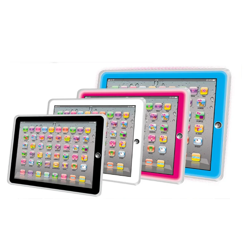 Montessori English Word Learning Machine Tablet Toys Pad con gioco Kids Laptop Pad Learning giocattoli educativi per regalo per bambini