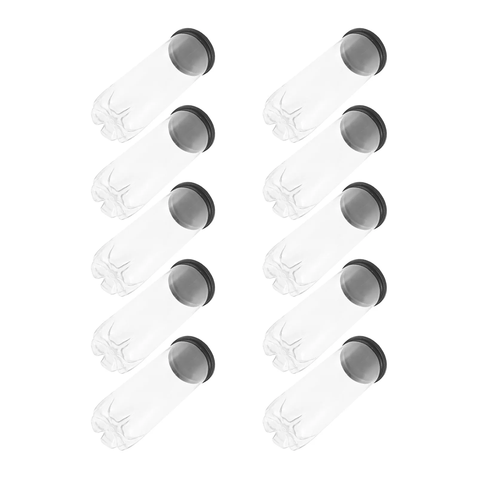 

10Pcs Transparent PVC Tennis Ball Tube Dustproof Moisture Resistant Portable Ball Picker Upper for Tennis Training Accessories