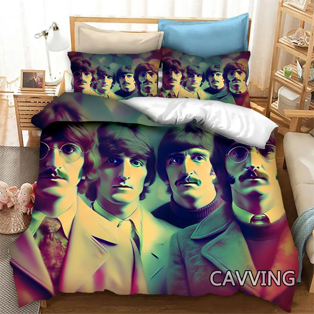 

THE-BEATLE 3D Bedding Set Duvet Covers & Pillow Cases Comforter Quilt Cover Home Textile (US/EU/AU Sizes) K02