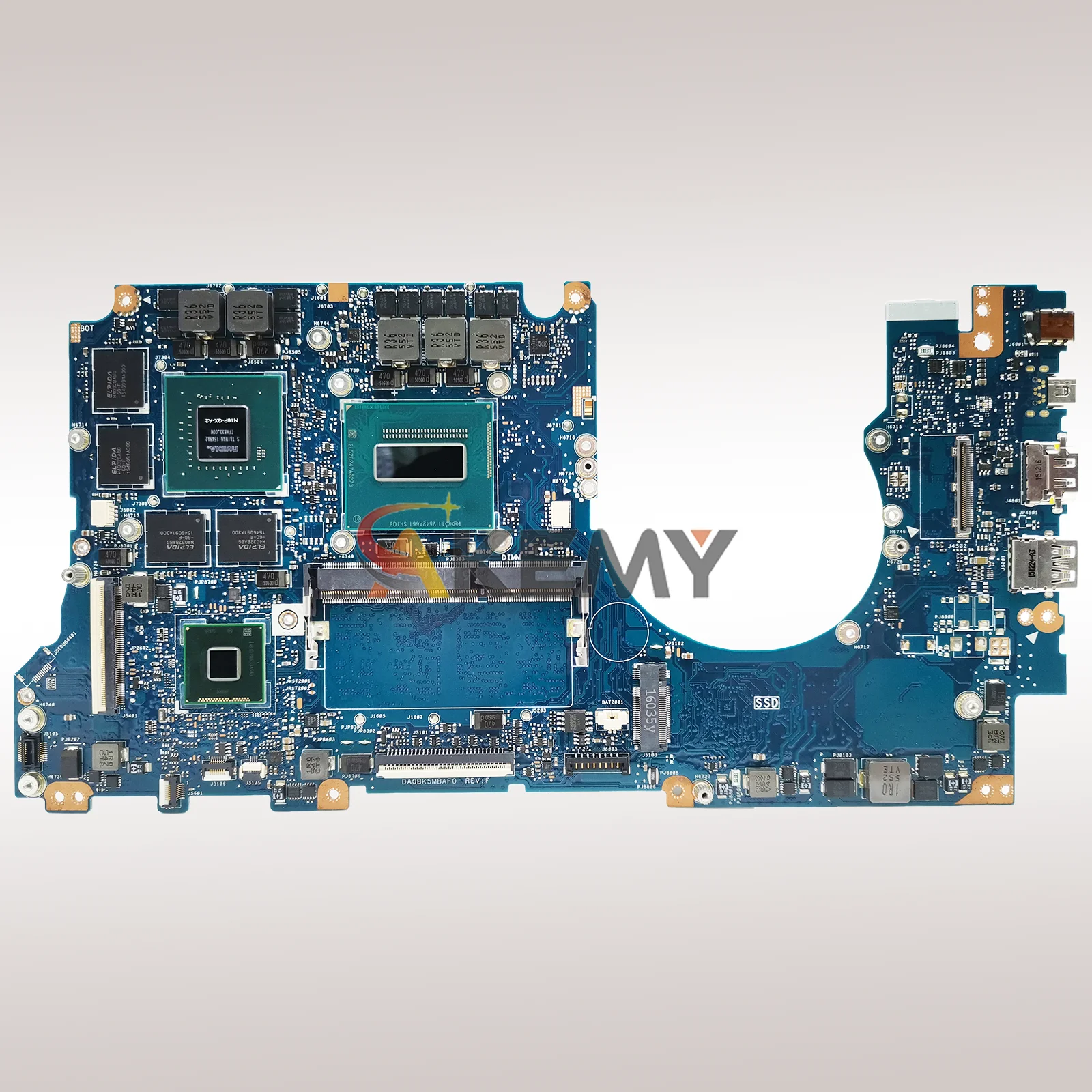 N501JW Laptop Moederbord Voor ASUS ROG N501J G501J N501JW Notebook Moederbord Met i3 i5 i7 CPU 100% testen OK snelle verzending stk