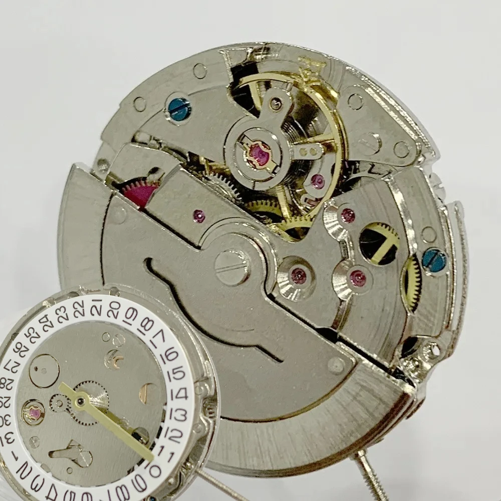Calendar Display 21 Jewels Mingzhu 2813 Watch Movement Watches Clock Mechanism Repair Parts Accessory