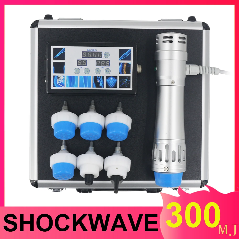 

Shockwave Therapy Machine Fatigue Relax With 7 Heads Relieve Fatigue ED Treatment Home Use Shock Wave Massager 300MJ