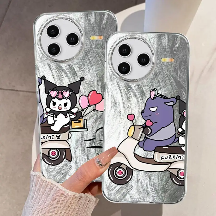 

Чехол для телефона Sanrio Kuromi с рисунком для Redmi Note 9 10 Pro 13C K80 Pro A3x 14C, мягкий чехол