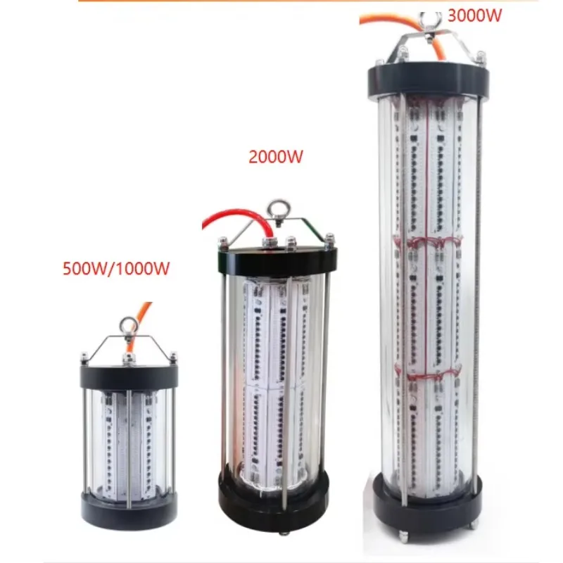 

China Manufacture Led Fishing Light 500w 110V 220V Can Be Use for Salmon Farming 15 Hours Continuous Lighting Green Fish Light