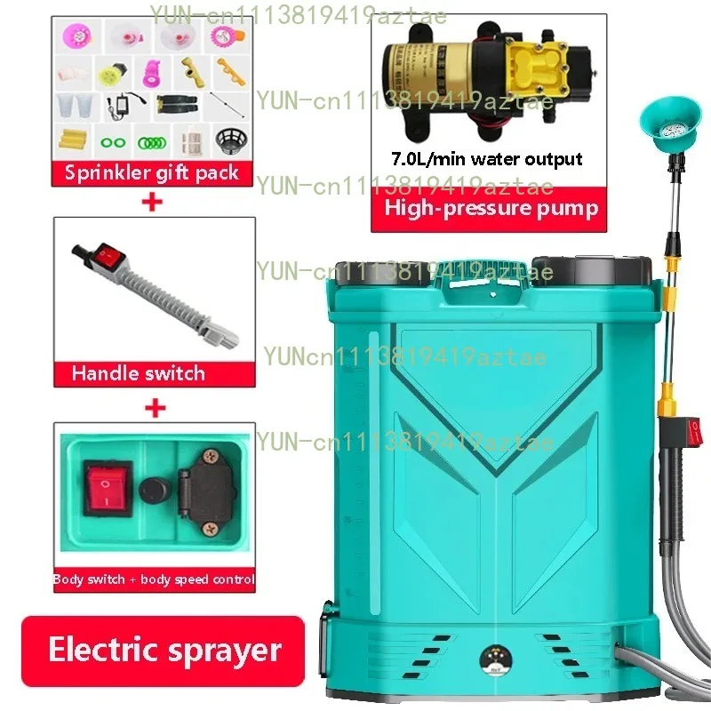 20L High Voltage Backpack Sprayer Lithium  Agricultural Outdoor Use