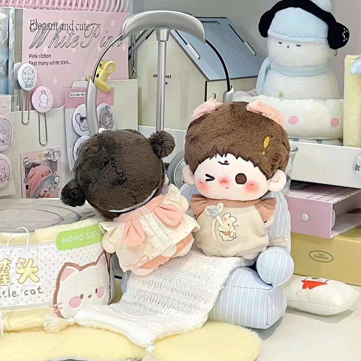 ティーゼリー フフシリーズ「リトルナップラビット」20cm綿人形、ベビー服、パジャマはありません