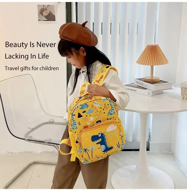 Nette Cartoon Dinosaurier Baby Rucksäcke Kindergarten Schul Kinder Jungen Mädchen Schule Taschen Einstellbare Tiere Kind Rucksack