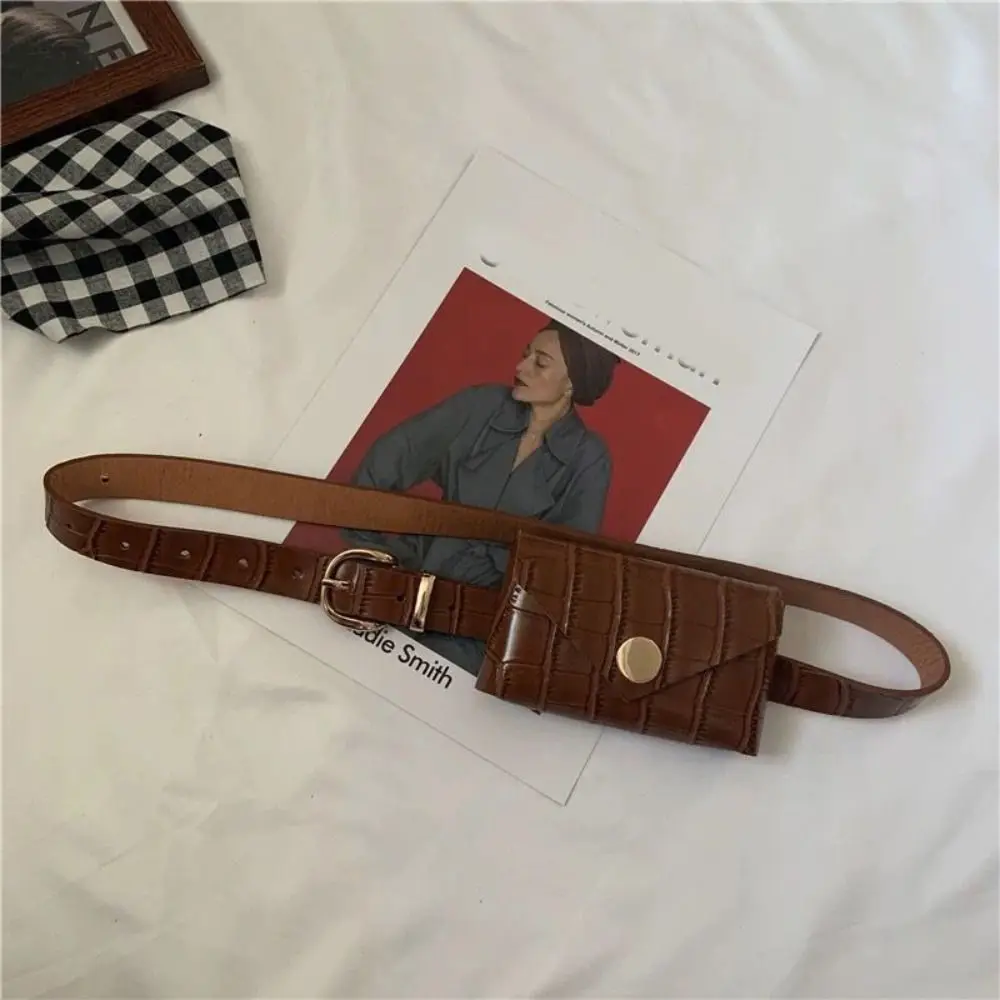 

Elegant Korean Style Women Waist Bag PU Purse Belt Envelope Waist Bag Card Pocket Clutch Bag Women Belt Bag Women