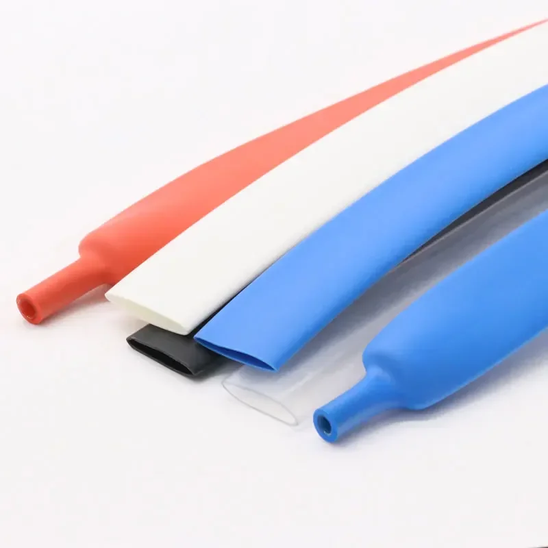 1M 4 6 8 12mm 16mm 20mm 24mm 52 mm Heat Shrink Tube with Glue Adhesive Lined 4:1 Dual Wall Tubing Sleeve Wrap Wire Cable kit