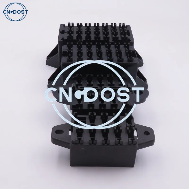 1 Set 9/10/14 Way Standard Blade Fuse Holder Block Plastic Cover with Terminals AC Assembly for Automotive Auto Car Trike