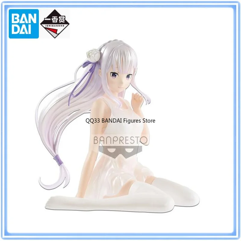 

Original Ichiban Kuji Anime Re:Zero Starting Life in Another World Emilia Action Figure Desktop Ornaments Model Collectible