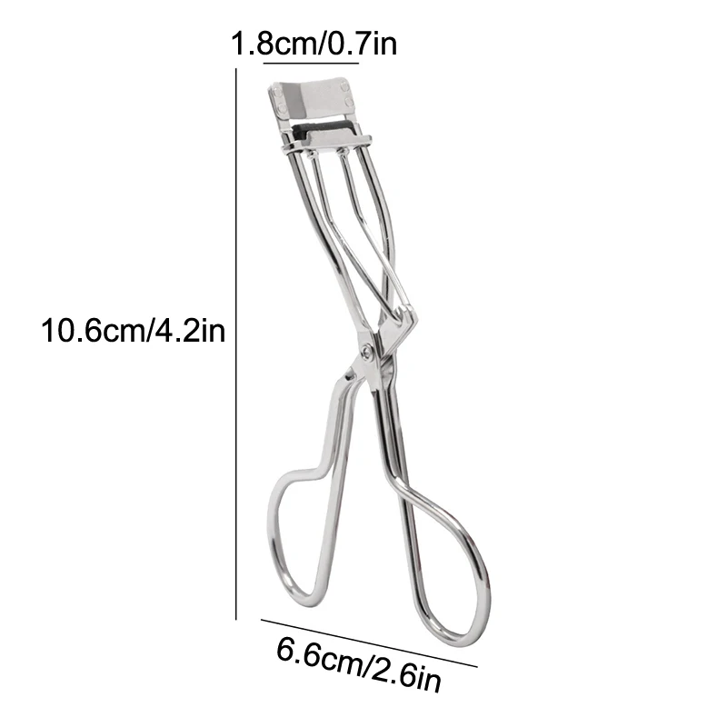 Mini piegaciglia parziale in acciaio inossidabile Curl naturale Fiore di sole Estensione ciglia Pinzette per volume Strumento per il trucco di bellezza