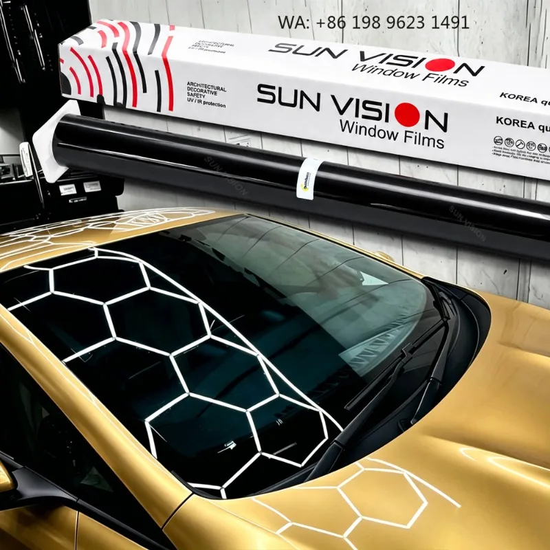 5% 15% 35% VLT Optional tint film for car window for Privacy and Solar Control High Definition Auto Styling Accessories 1.52*30m