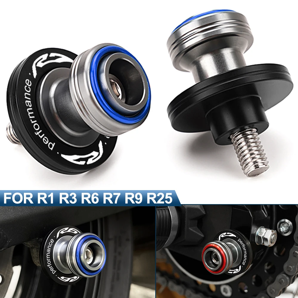 

For YAMAHA YZF R1 R3 R6 R7 R9 R25 R1/M/S YZFR1 YZFR6 YZFR7 YZFR9 Motorcycle CNC Swingarm Spools Sliders Stand Screws accessories