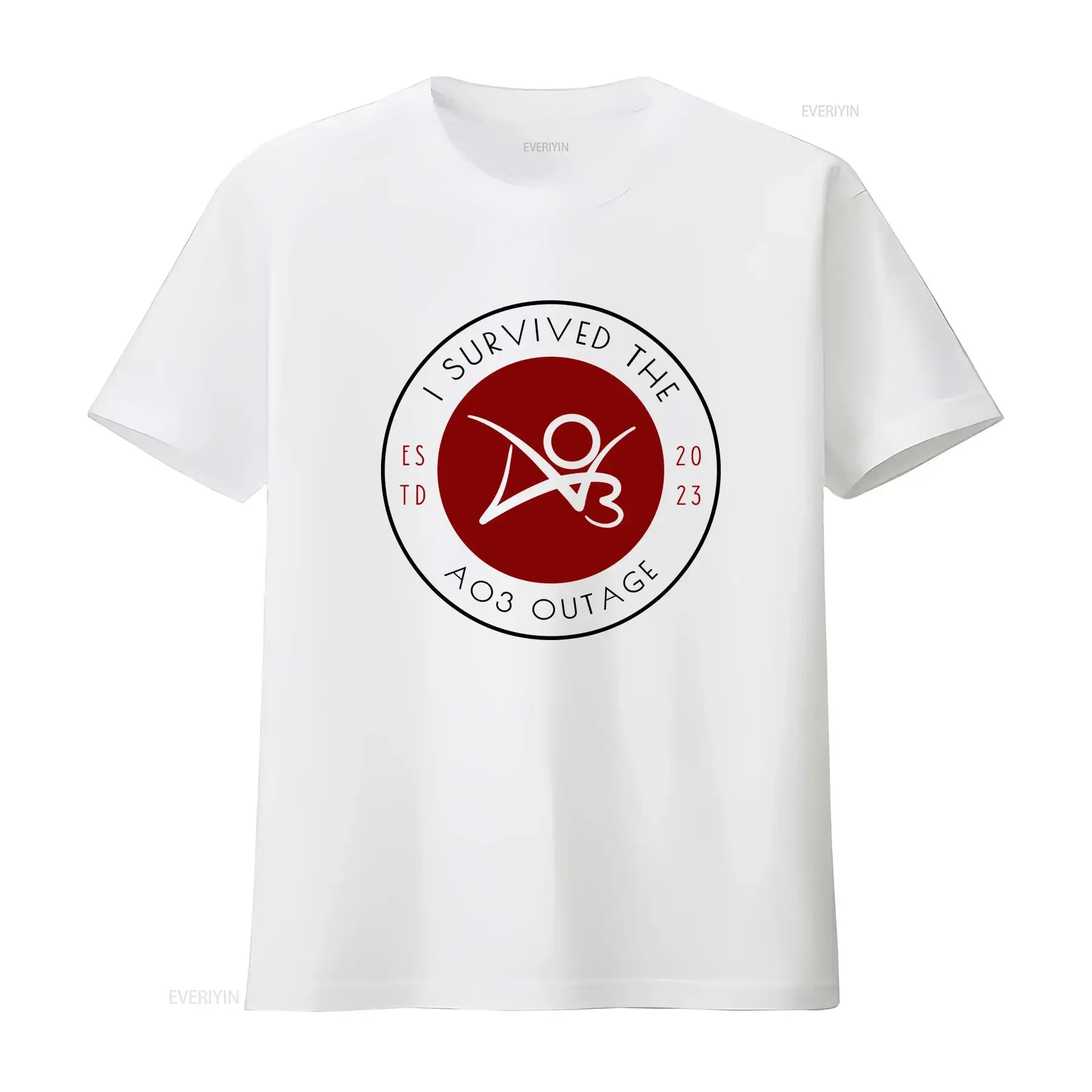 I Survived the AO3 Outage T Shirt Fanfiction Fandom Fan Fiction Writer Merch Author  vintage Washed Stylish Unisex