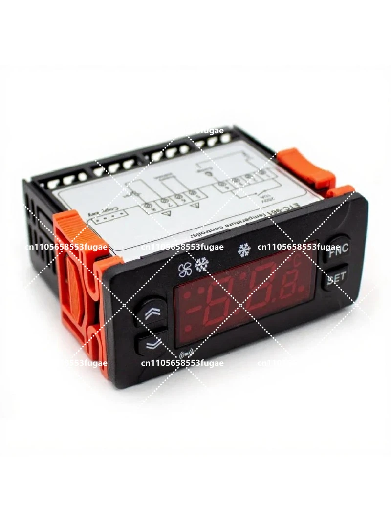Temperature Controller Microcomputer Digital Display Thermostat Refrigeration Alarm Thermolator with NTC Sensor