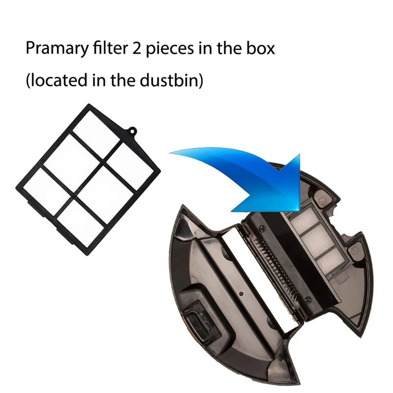 Replacement Parts Main Brush Side Brush HEPA Filter Compatible For Shark AV2501AE AV2502AE Vacuums Cleaner Accessories