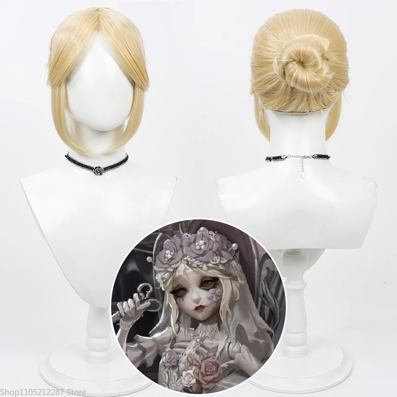 Identity V Hunter Sculptor Cosplay Wig Anime Game Roleplay Party Costume Prop Wigs Synthetic Hair Heat Resistant Fiber