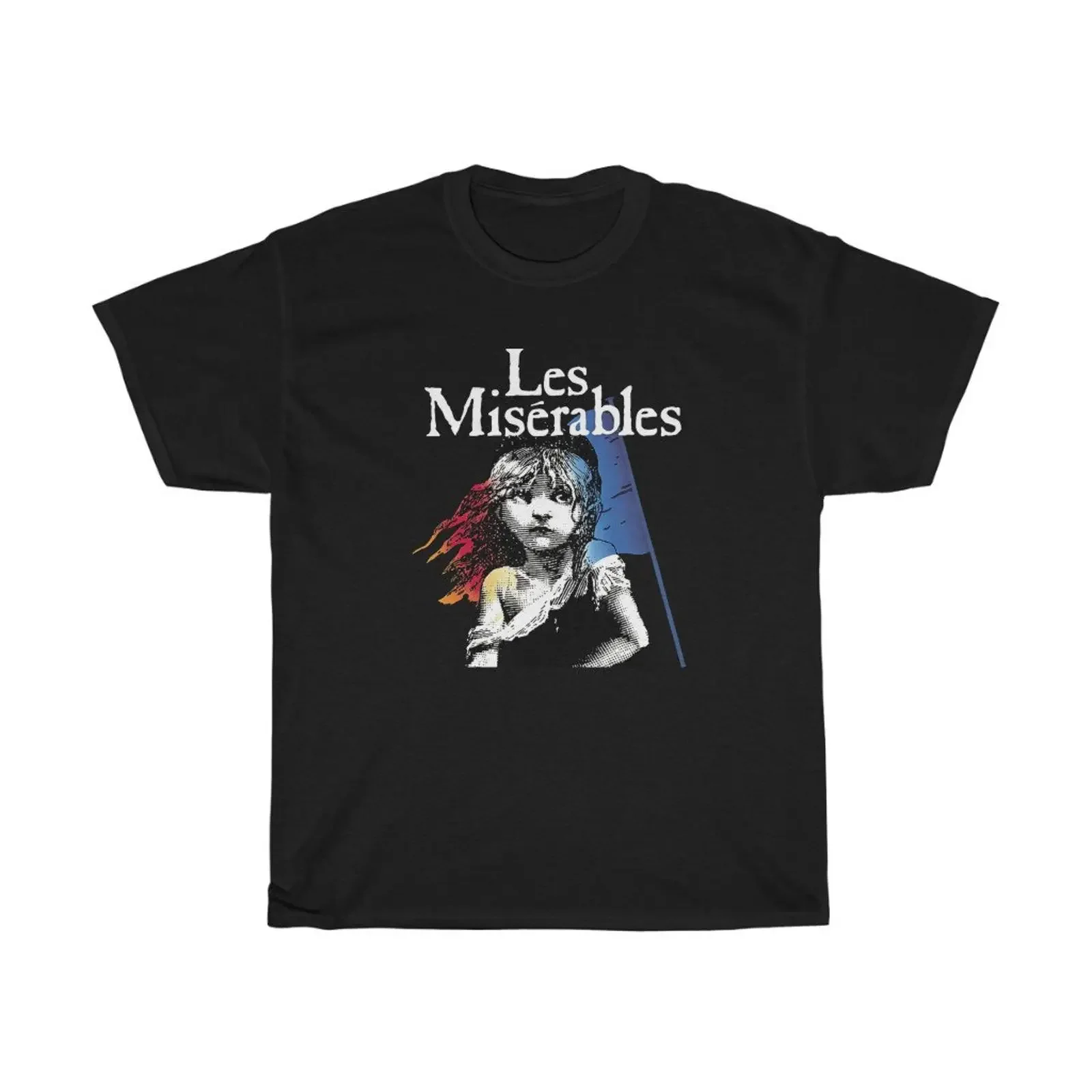 Les Miserables Broadway Musical Show Black Navy T Shirt Size S to 5XL vintage Washed Slightly graphic homme designer clothes