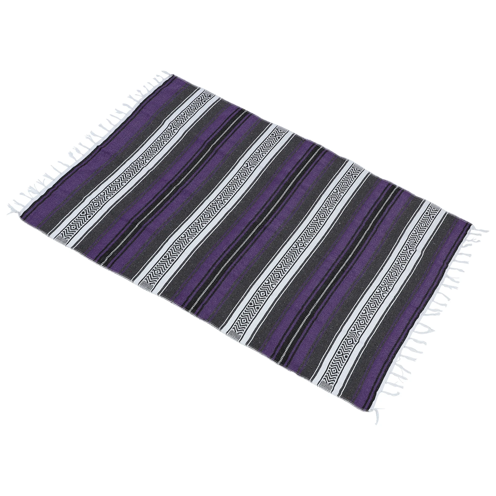 

Mexican Blanket Woven Sofa Bed Car Throw Polyester Cotton Blend Soft Thick Decorative Blanket For Living Room Bedroom Yoga