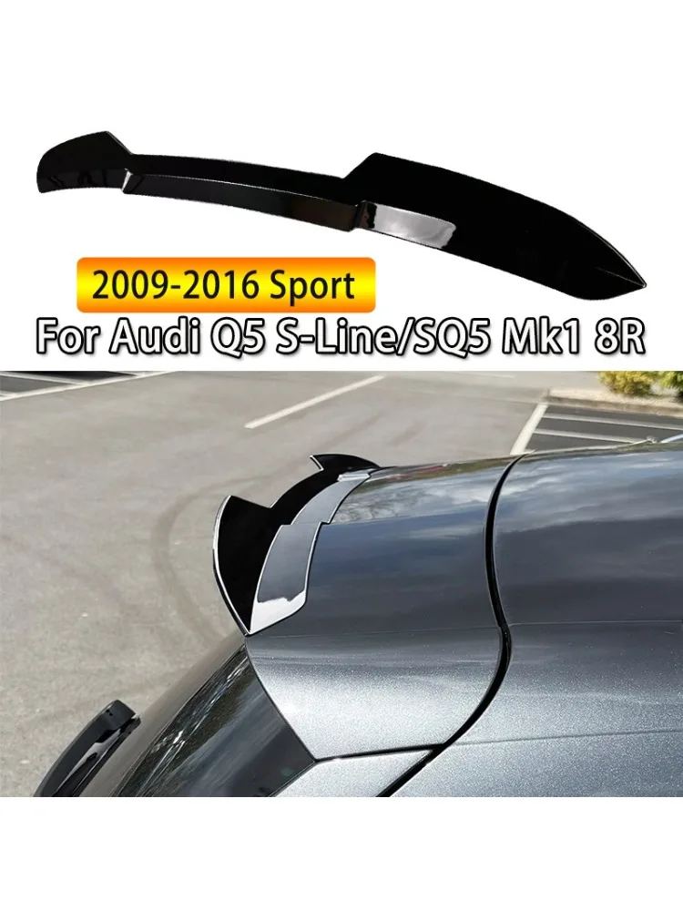 Pour Audi Q5 S-Line SQ5 MK1 (8R) 2009-2017 Aileron de coffre arrière / Spoiler de toit arrière / Capot de coffre arrière / Kit carrosserie tuning