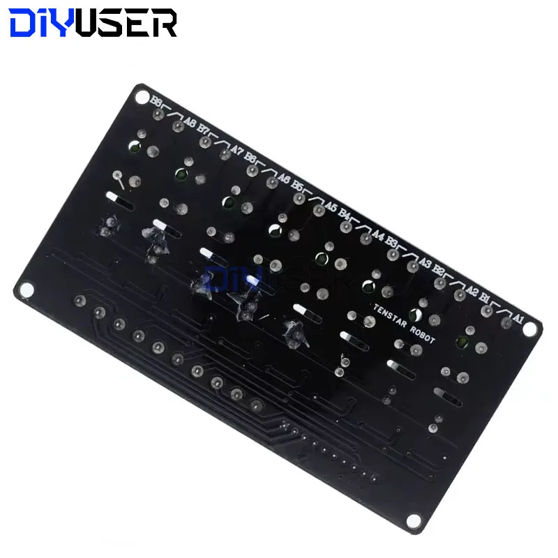 DIYUSER SSR G3MB-202P 솔리드 스테이트 릴레이 모듈, 저항 퓨즈로 출력, 아두이노용 DIY 키트, 5V 1 2 4 8 채널, 240V 2A