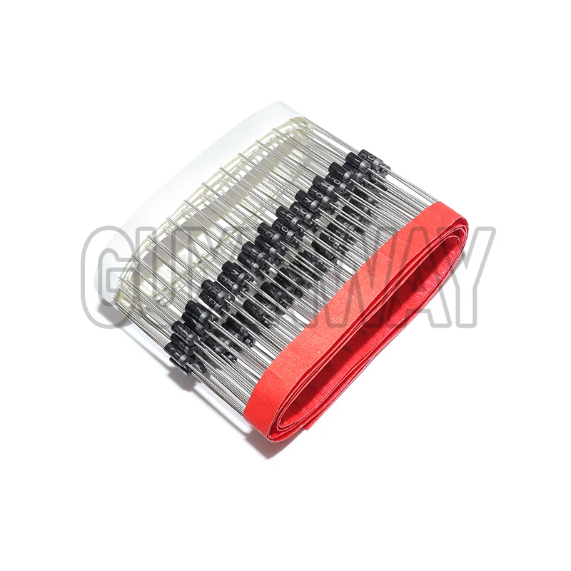 100pcs 1N4007 rectifier diode IN4007 1A 1200V DIP DO-41 Schottky diode image 5