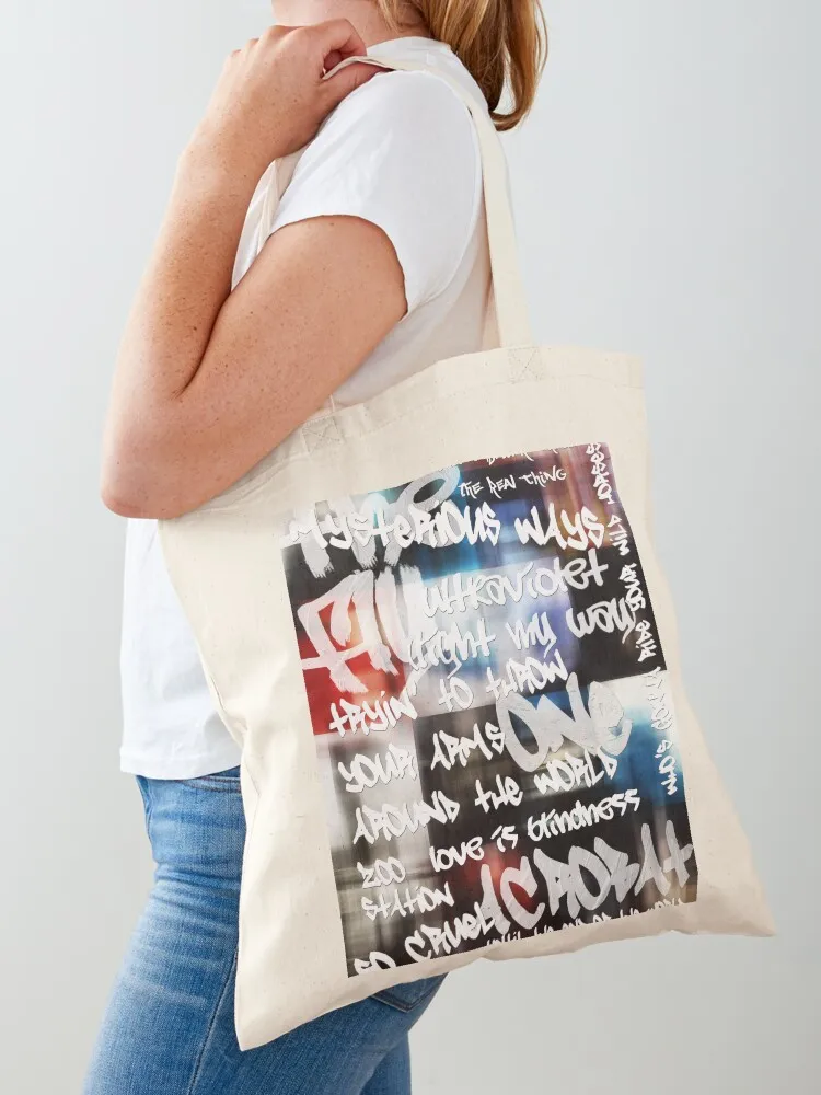 

u2 achtung baby graffiti Tote Bag Shopper bag women bag custom bags Shopper