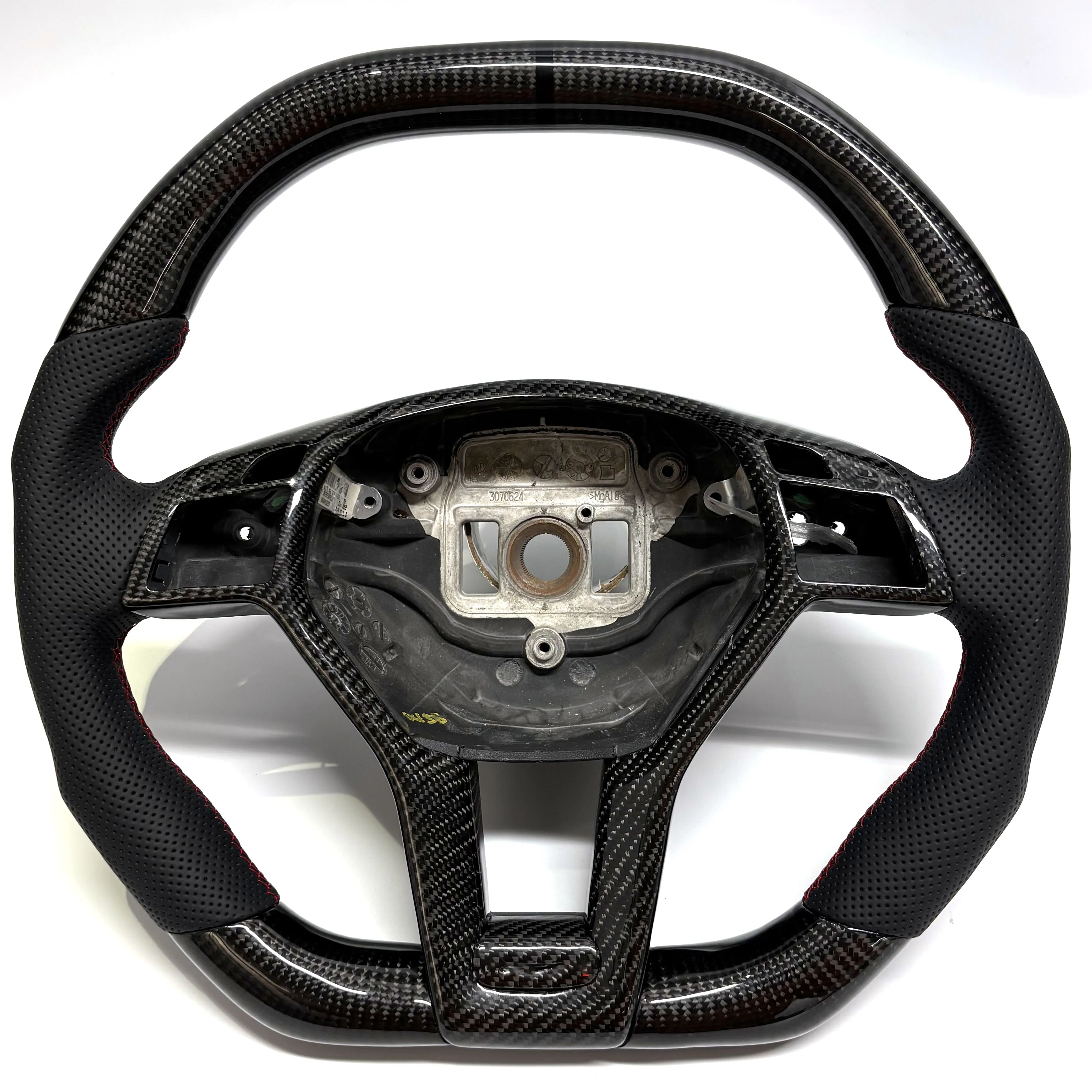 LED RPM Carbon Fiber Steering Wheel for Mercedes Benz AMG W204 W205 W212 W213 Racing Interior Style Upgrade