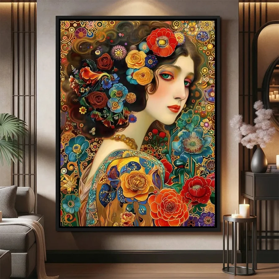 

Новый 5D комплект алмазной живописи, новое знаменитое искусство Klimt, красивая женщина, алмазная вышивка «сделай сам», мозаика, украшение для взрослых, подарок для дома