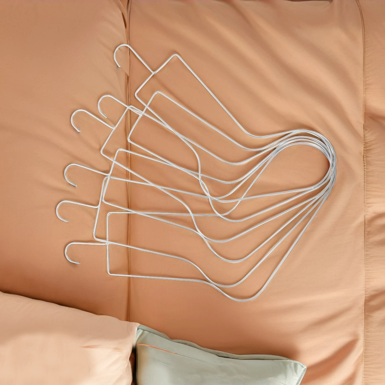 

6pcs Sock Blockers Stainless Steel Sock Stretchers Form Laundry Drying Hanger Rack For Knitting Crochet Shaping Displaying
