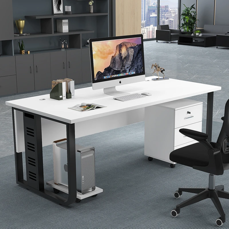 Manager Combination Office Desks Boss Modern Simplicity Computer Office Desks Commercial White Escritorios Work Furniture QF50OD