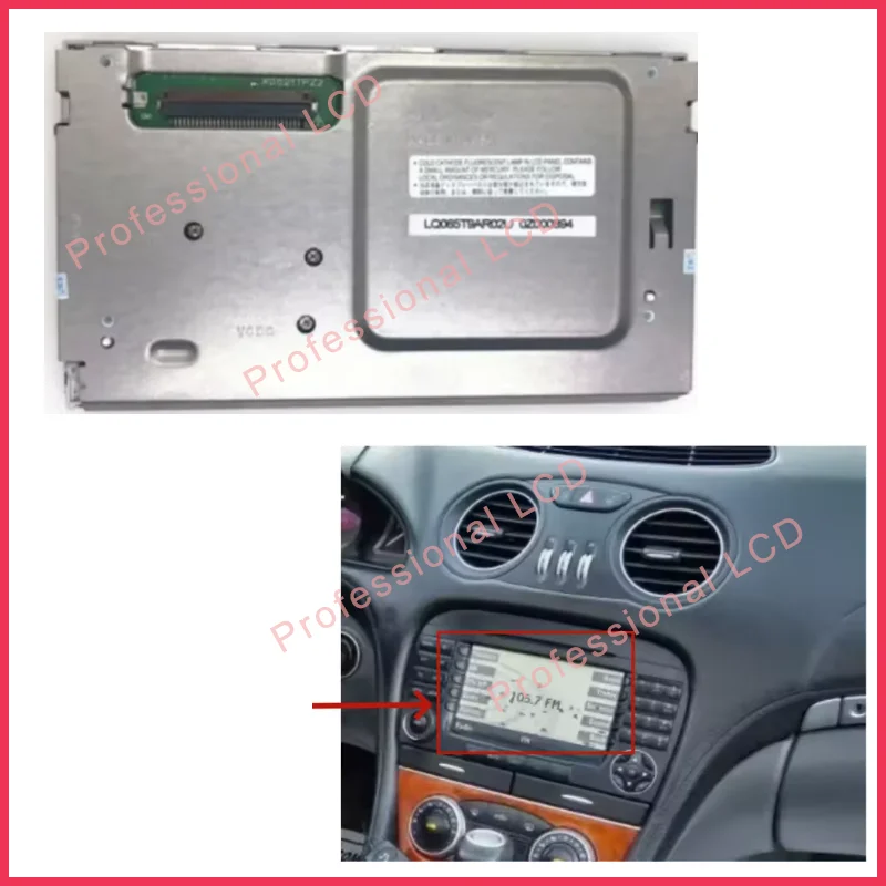 

Original 6.5 Inch LCD Display Screen For Mercedes Benz 2005 2006 SL500 Navigation LCD Monitor LQ065T9AR02U LQ065T9AR01 05 06