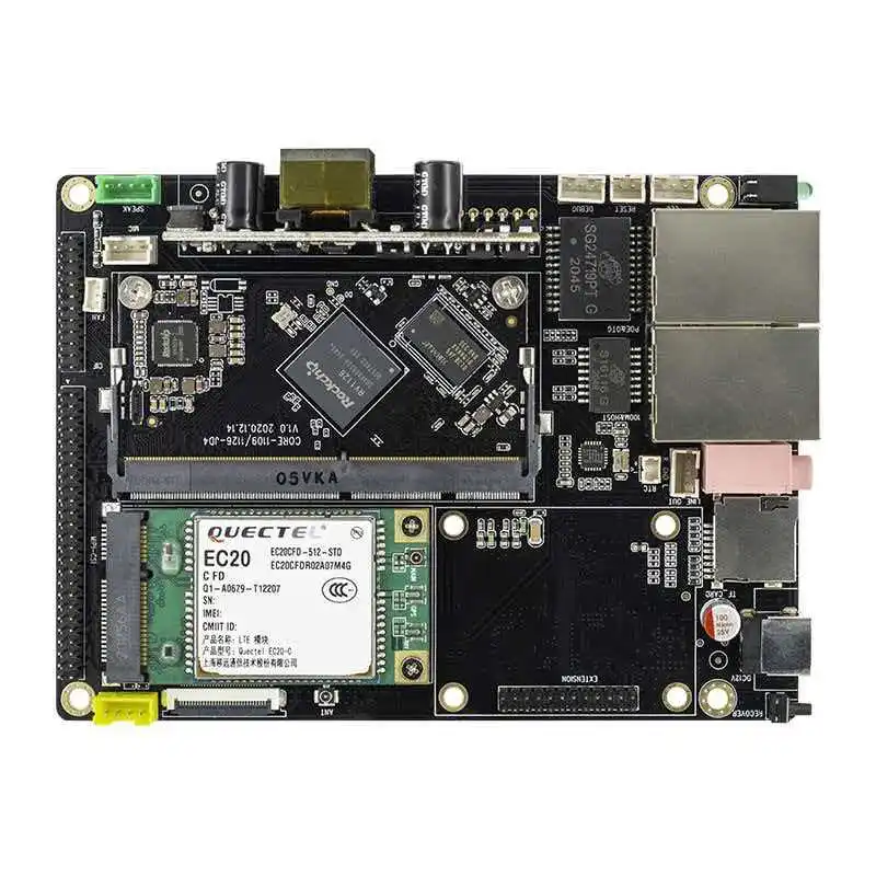 وحدة معالج رؤية AI 2.0Tops، RV1126 رباعي النواة مع NPU، ترميز 4K H.265، MIPI المزدوج CSI، لحوسبة الحواف والأمن