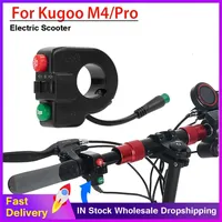 For KUGOO M4/PRO 5pin Waterproof Handlebar Headlight Horn Turn Signal Switch Electric Scooter 3 in 1 Replace Accessories