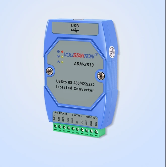 ADM-2813 industrial grade USB to RS485/422/232/TTL photoelectric isolation FT232 lightning protection ADM-2813