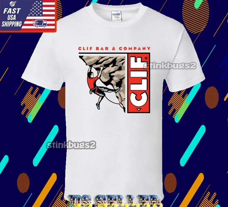 Camiseta divertida UNISEX, camisa con logotipo de CLIF BAR, talla americana, S-5XL