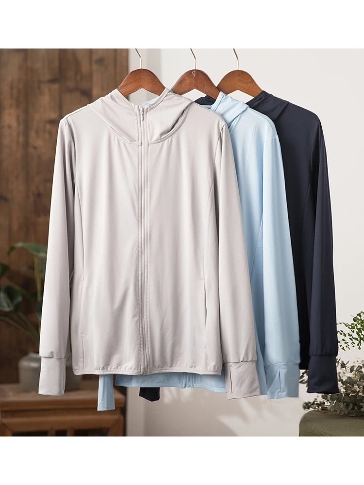 

Женская летняя тонкая одежда с длинными рукавами и вышивкой, с капюшоном, для защиты от солнца, универсальная легкая верхняя одежда для больших размеров