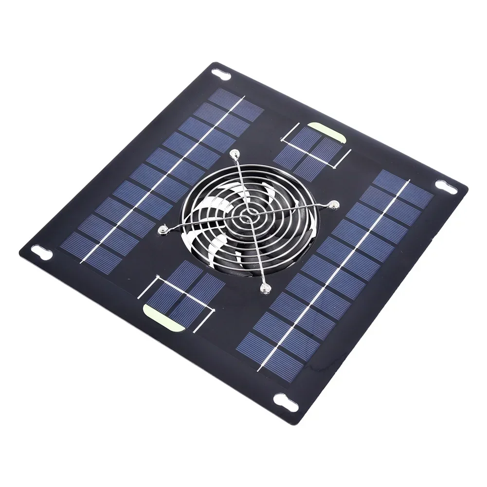 

5W Solar Panel Fan Solar Fan For Pet Chicken Coop Ventilation Cooling Artifact Waterproof Solar System Farm Supplies