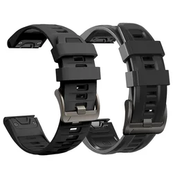 22mm Official Band for Garmin Fenix E 8 47mm Fenix 7 Pro 6 5/Forerunner 965 955/Epix Gen2 Silicone Bracelet QuickFit Watch Strap