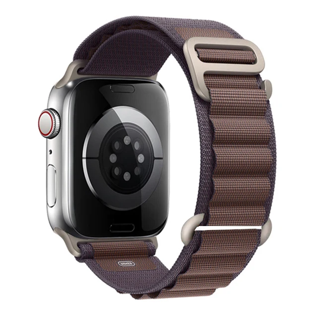 voor Apple Watch Bandjes 45mm 46mm 49mm 42mm iwatch Band 44mm 40mm Nylon Alpine armband correa Serie 10 9 8 7 6 11 SE Ultra 2 3